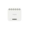 Aqara T2 mini 2 áramkörös relémodul, fogyasztásméréssel, motoros redőnyvezérléshez (Zigbee)