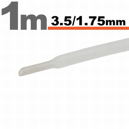 Zsugorcső 3,5mm/1,75mm átlátszó