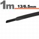 Zsugorcső 13mm/6,5mm fekete