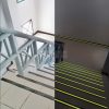Ragasztószalag - csúszásmentes - 5 m x 50 mm - foszforeszkáló, fekete