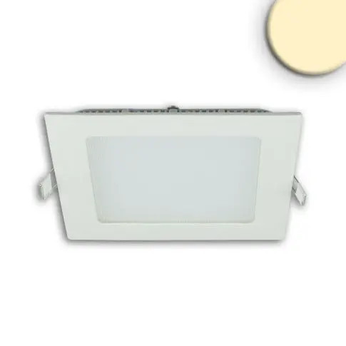 LED panel, 9W, szögletes, káprázás mentes, fehér, természetesfehér, dimmelhető