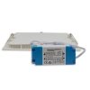 LED panel, 15W, szögletes, káprázás mentes, fehér, melegfehér, dimmelhető