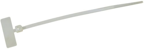 Jelzőcímkés kábelkötegelő 110mm natúr