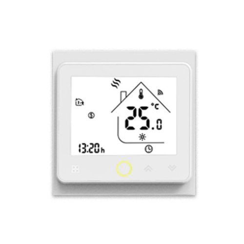 Tuya Okos termosztát elektromos fűtéshez, Fehér