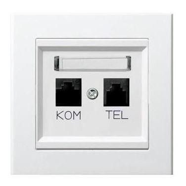 Sonata számítógép+ telefoncsatlakozó Fehér