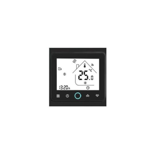 Tuya Okos termosztát elektromos fűtéshez, Fekete