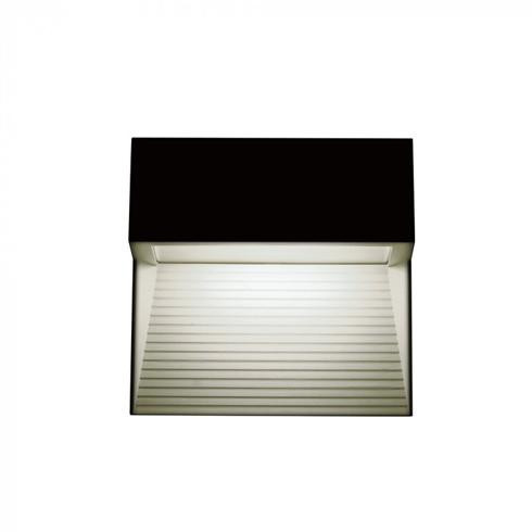 Lépcsővilágító StepLight-L LED lámpa 3W - négyzet - fekete - természetes fehér