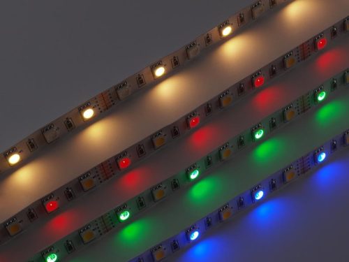 RGB+meleg fehér led szalag beltéri dekor SMD5050 60led/m 12V