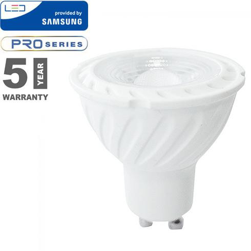 LED lámpa GU10 (7W/38°) meleg fehér PRO Samsung