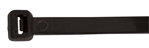 Normál kábelkötegelő 200×4.8mm, fekete