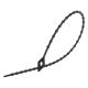 Gyöngyös nyitható kábelkötegelő 200×1,8mm, fekete