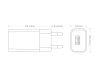 Hálózati töltő adapter (5V,1A,USB A)