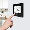 SMARTZILLA Tuya Okos termosztát elektromos fűtéshez, Fekete