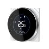 SMARTZILLA Tuya Okos termosztát Fan Coilhoz, kerek, Fekete