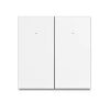 SMARTZILLA Tuya Zigbee Okos kapcsoló 2 csatornás beépíthető fehér