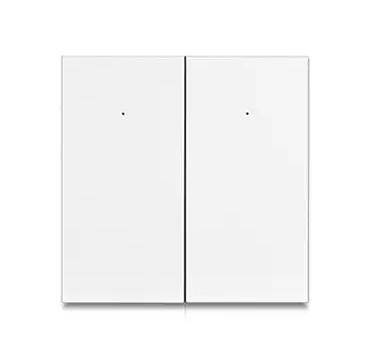 SMARTZILLA Tuya Zigbee Okos kapcsoló 2 csatornás beépíthető fehér