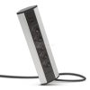 Sarokelosztó 5db gyermekvédelemmel ellátott dugaljjal + 2db USB