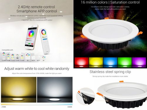 FullColor LED panel 25W - RGB+CCT, fényerőszabályozható