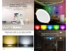 FullColor LED panel 18W - RGB+CCT, fényerőszabályozható