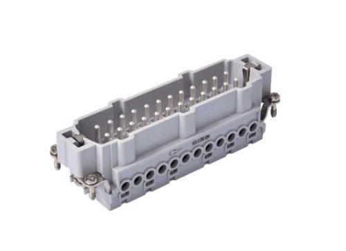 Ipari nehézcsatlakozó, dugó betét, 24x16A/500V/24P+F