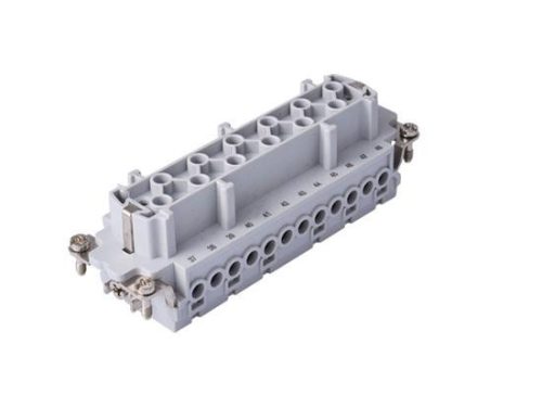 Ipari nehézcsatlakozó, dugalj betét, 24x16A/500V/24P+F