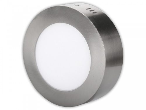 Falon kívüli LED panel (kör alakú) 12W - szatén-nikkel, 4000K