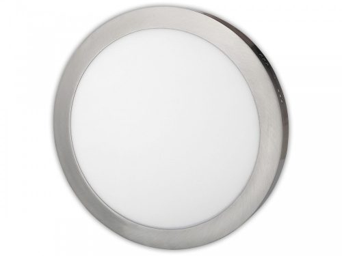 Falon kívüli LED panel (kör alakú) 18W - szatén-nikkel 4000K