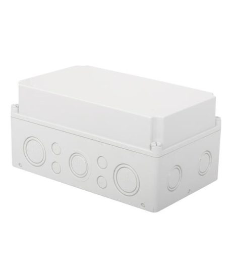 Kötődoboz  300x180x150 perforált oldalfallal IP67
