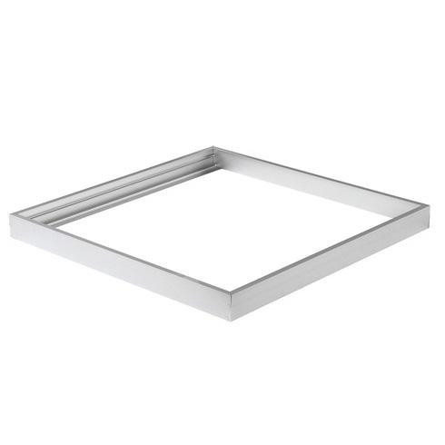 LED panel falon kívüli beépítőkeret 600x600 fehér csavaros