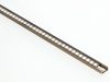 Barna - Alumínium U profil LED szalagos világításhoz 16x6 mm (Fekete PMMA búrával)