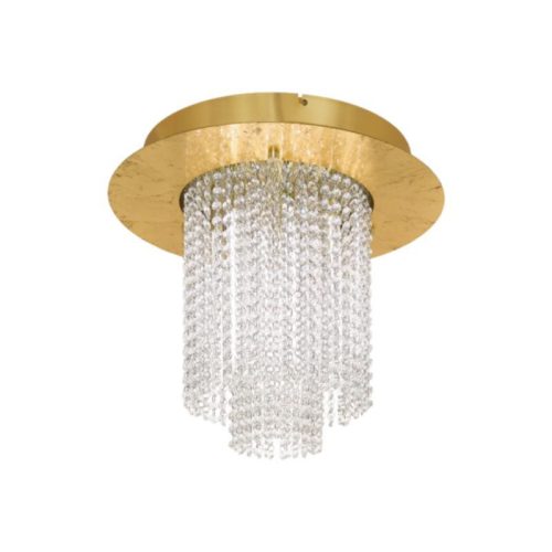 EGLO VILALONES LED kristály arany mennyezeti lámpa meleg fehér 500 mm 10x4,3W