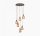 EGLO SIRACUSA barna rézszínű függeszték E27 6x60W 500 mm