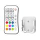 SkyDance R9 SPI DRGB+W távirányító digitális (futófény) LED szalagokhoz, 27 gombos, fehér-fekete