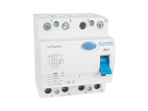 Áram-védőkapcsoló 4P 25A 400V 300mA