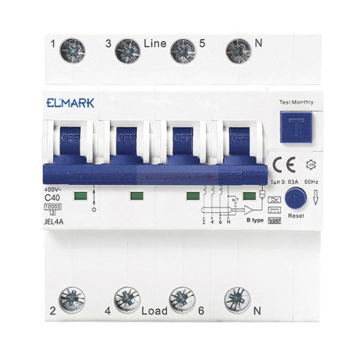 Áram-védőkapcsoló 4P 40A 400V 30mA A típus