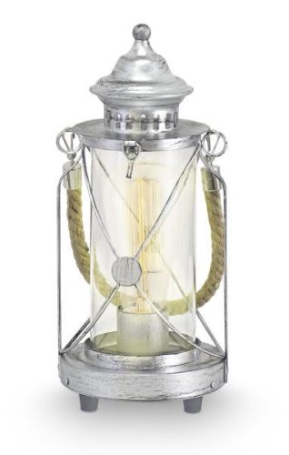 EGLO BRADFORD asztali lámpa E27 1x60W antik ezüst