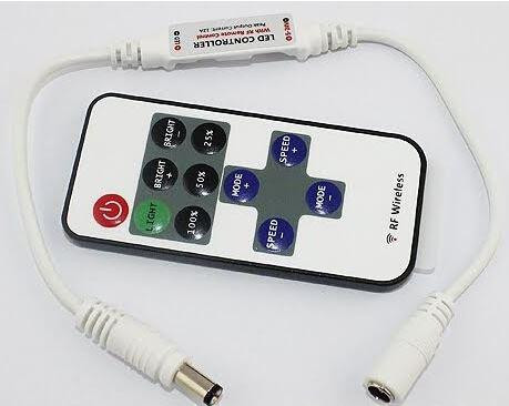 Dimmer fényerőszabályzó micro 144W távirányítóval