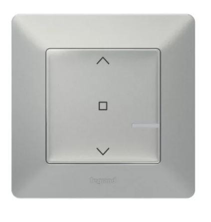 Legrand Valena Life Netatmo intelligens redőnyvezérlő alumínium