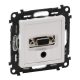 Legrand Valena Life VGA aljzat  + 3,5 mm Jack aljzat Fehér (Keret nélkül)