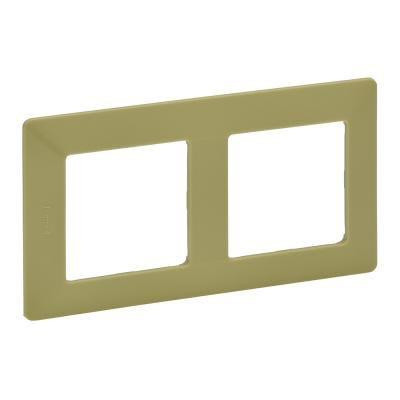 Legrand Valena Life kettes keret, limezöld