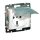Legrand Valena 2P+F dugalj csapófedéllel IP44 fehér