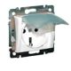 Legrand Valena 2P+F dugalj csapófedéllel IP44 fehér