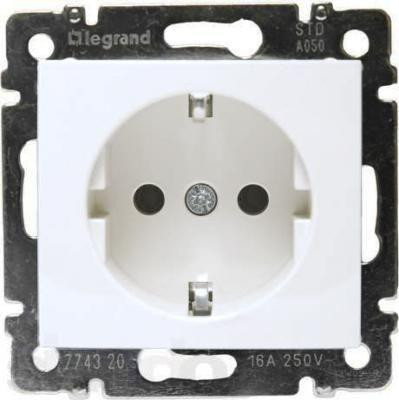 Legrand Valena 2P+F dugalj fehér