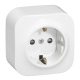 Legrand Forix 2P+F földelt csatlakozóaljzat falon kívüli IP20 fehér