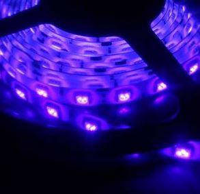Led szalag SMD5050 UV-A (ultraibolya) 60 led/m 14,4W/m beltéri