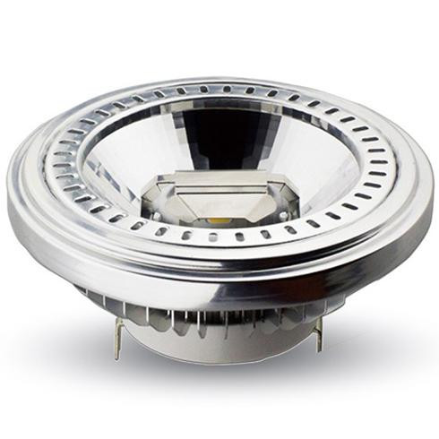 LED lámpa AR111 COB 15W  40° 12V hideg fehér