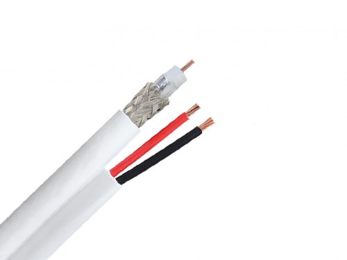 Koax kábel RG59+2x0,5mm2