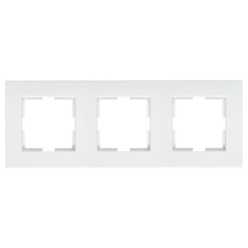 Panasonic Karre Plus 3-as sorolókeret vízszentes/függőleges fehér logo nélkül