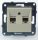 Panasonic Karre Plus RJ45 CAT6E dupla FALI ALJZAT bézs