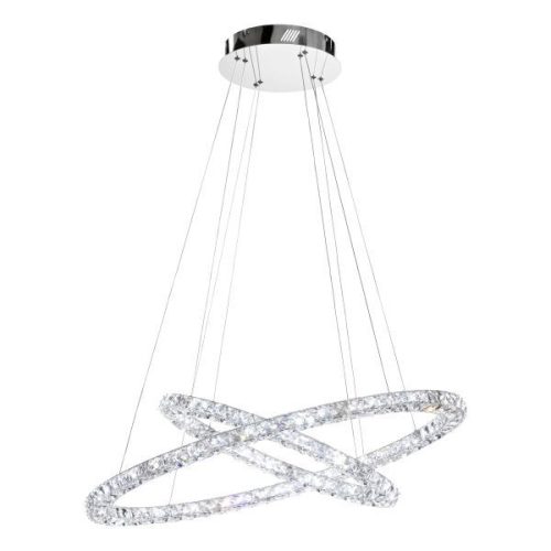 TONERIA Kristály függ LED128x0,5W 90cm